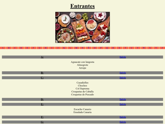 Recetario/html/entrantes screenshot