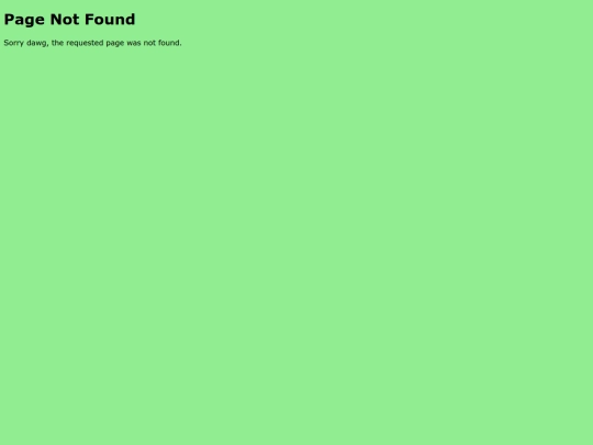 not_found screenshot