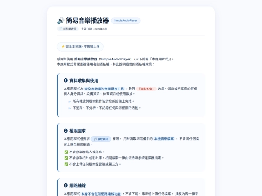 SimpleAudioPlayer/google_developer_policy screenshot