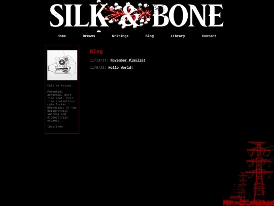 blog screenshot