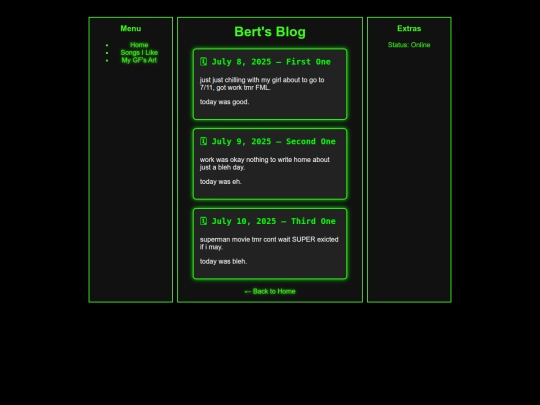 blog screenshot