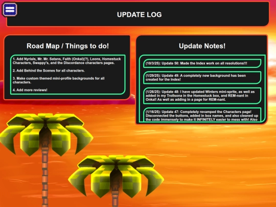 UpdateLog screenshot