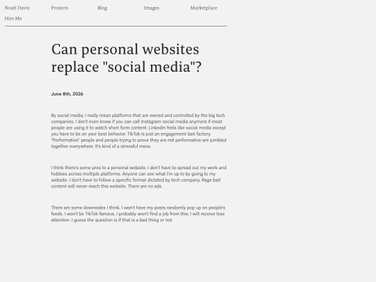 blog/personal-websites screenshot
