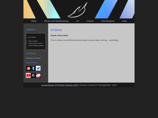articles screenshot