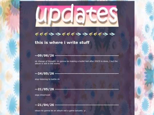 updates screenshot