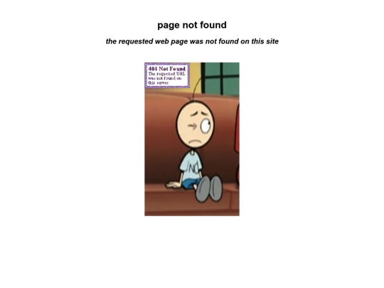 not_found screenshot