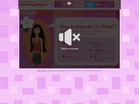 myscene/nolee_site screenshot