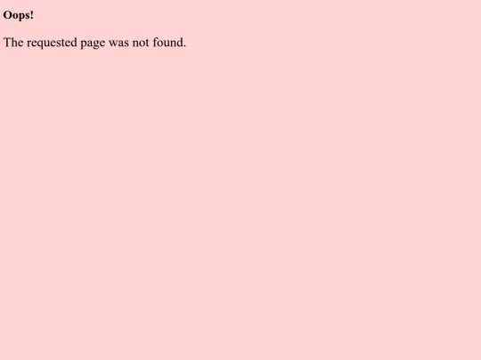 not_found screenshot
