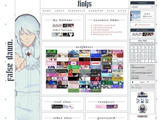 site/links screenshot