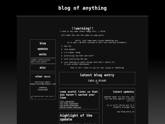 index screenshot