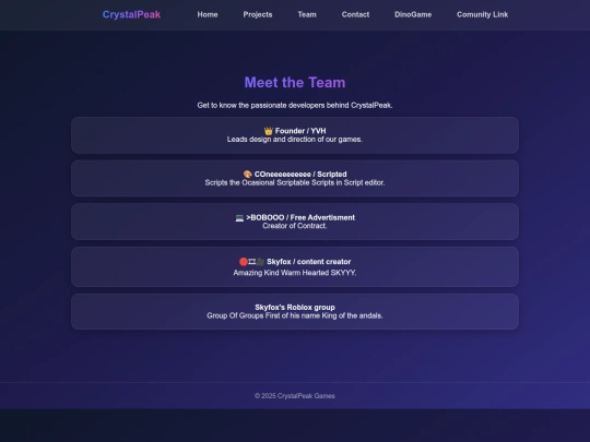 team screenshot
