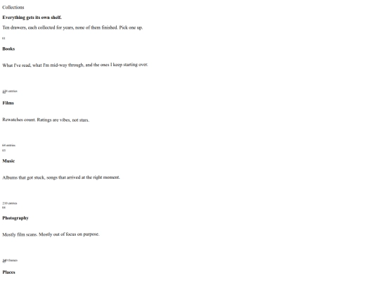 collections screenshot