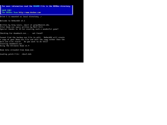 chex3v/dosframe screenshot
