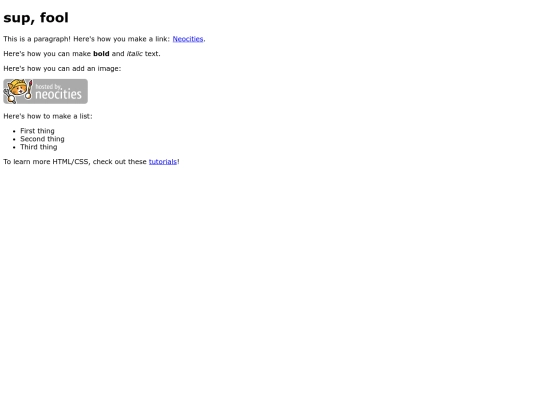 index screenshot