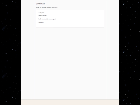 projects screenshot