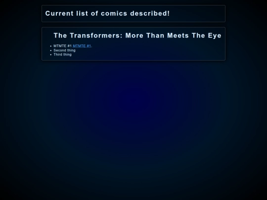 comicslist screenshot