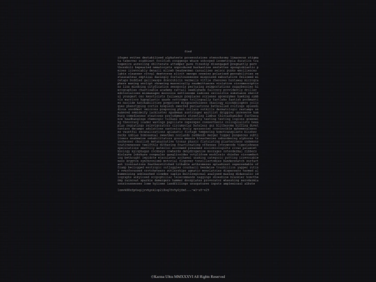 test screenshot