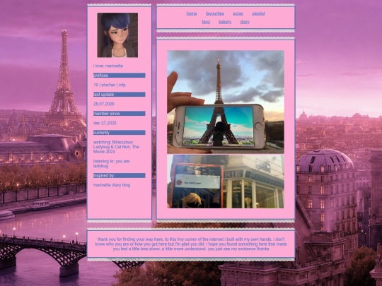 diary screenshot