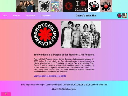 RHCP/inicio screenshot