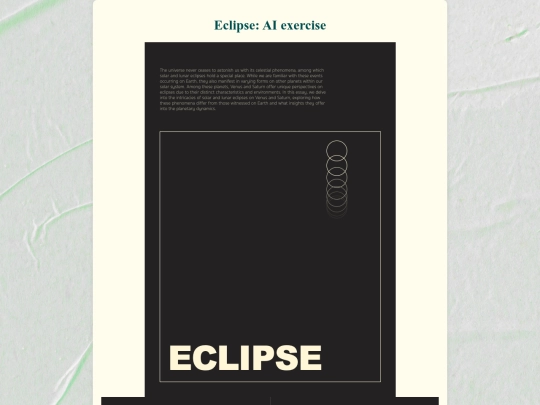 eclipse screenshot