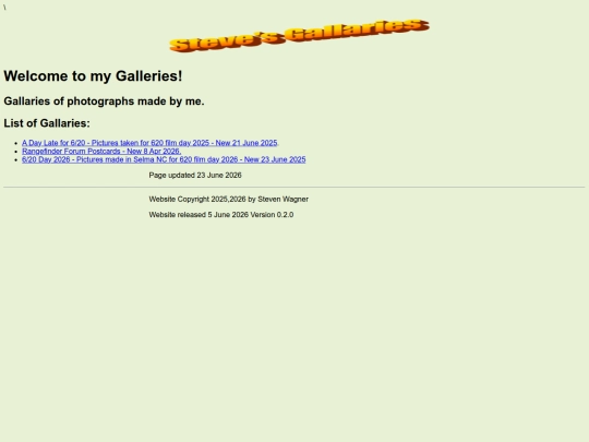 Photography_Gallaries screenshot