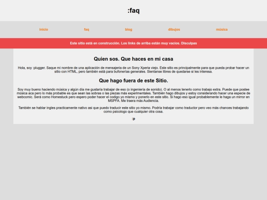 es/faq screenshot