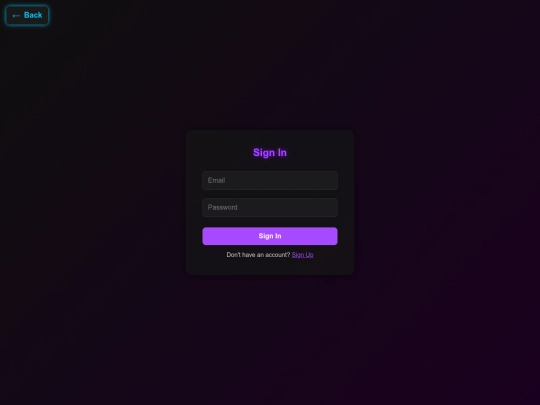 sign-up screenshot