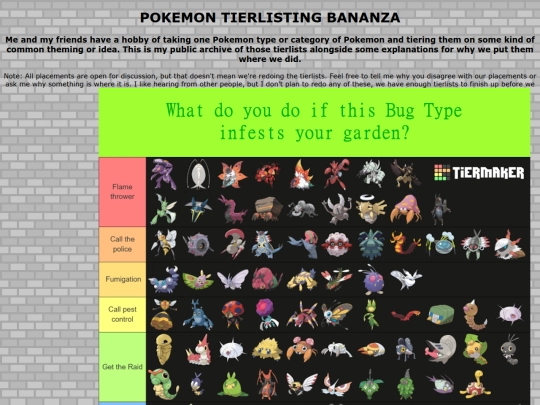 PokemonTierlists screenshot
