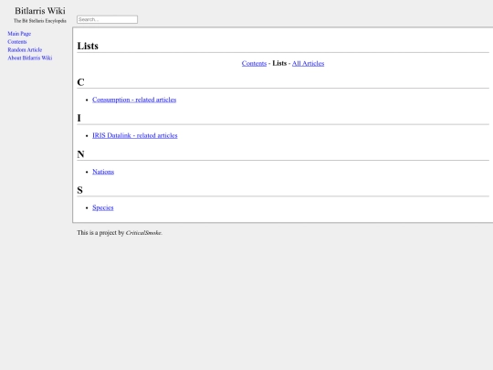lists screenshot