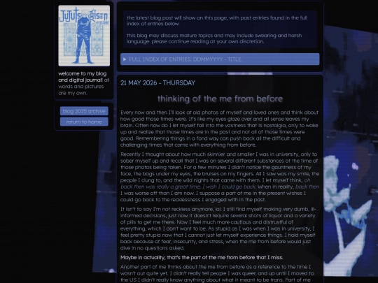 blog screenshot