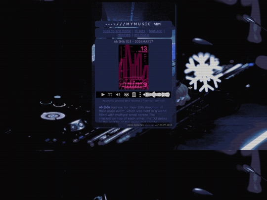 music/djsets screenshot