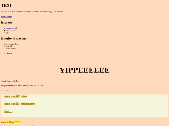 my website screenshot