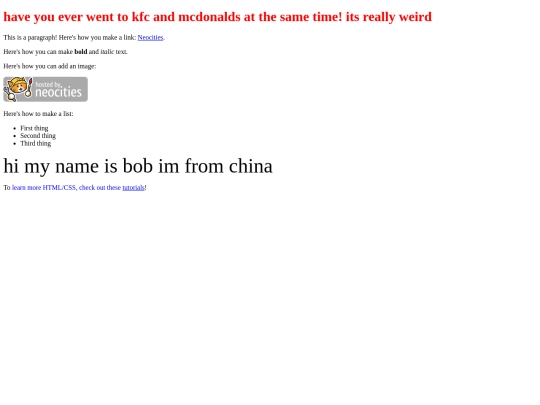 index screenshot