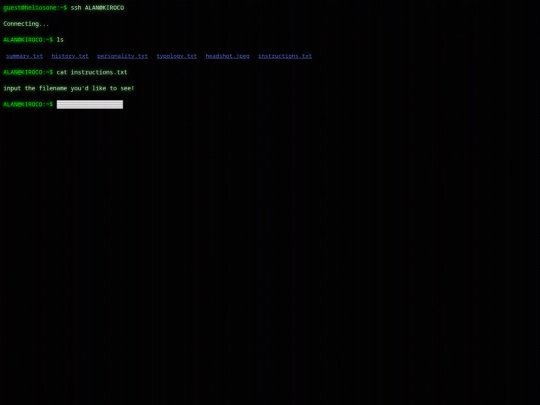 ocsheets/alan/alantest screenshot