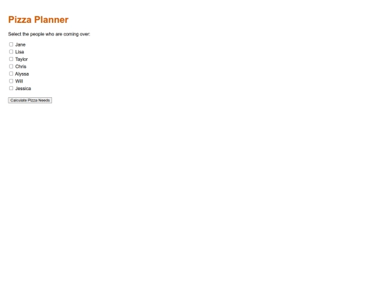 Dinnerplans screenshot