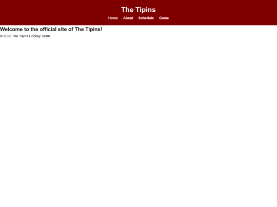 Final/Homepage screenshot