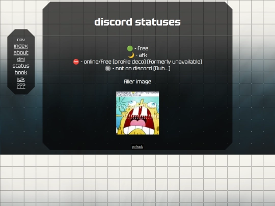 status screenshot