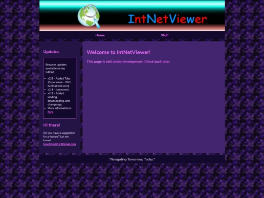 intnetviewer/landing screenshot