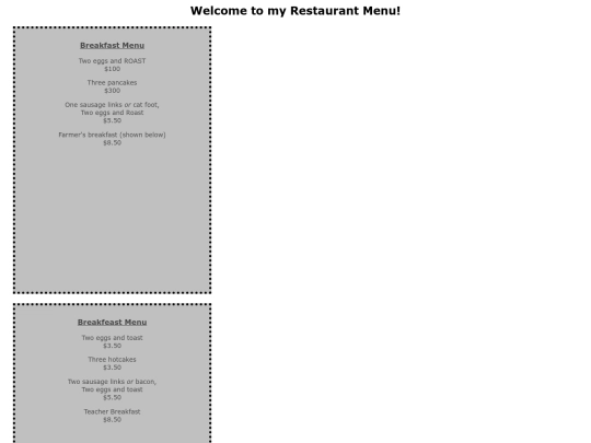 food screenshot