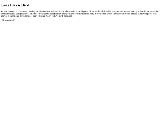 onlinenewsarticle screenshot