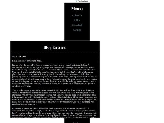 index screenshot
