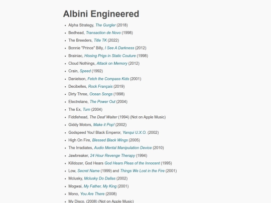 albini screenshot