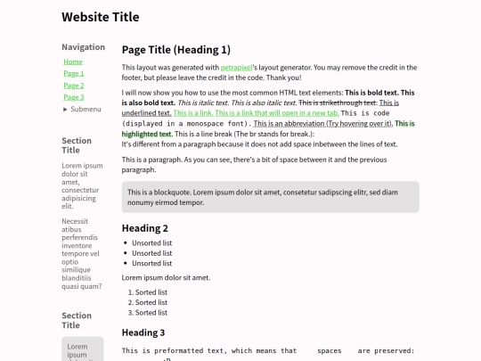 index screenshot