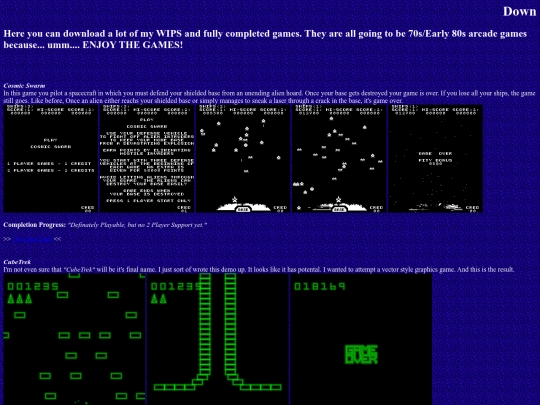 games screenshot