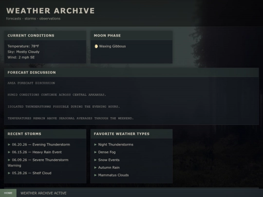 weather screenshot