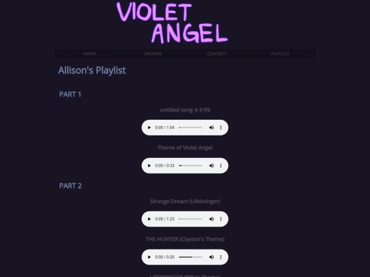 playlist screenshot