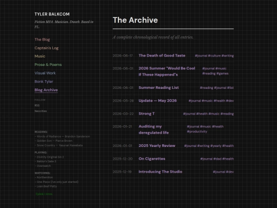 archive screenshot