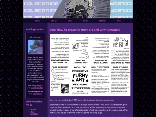 subpages/zine-howtopreservefurryart screenshot