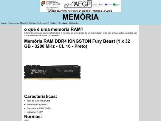 memoria screenshot
