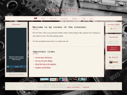 index screenshot